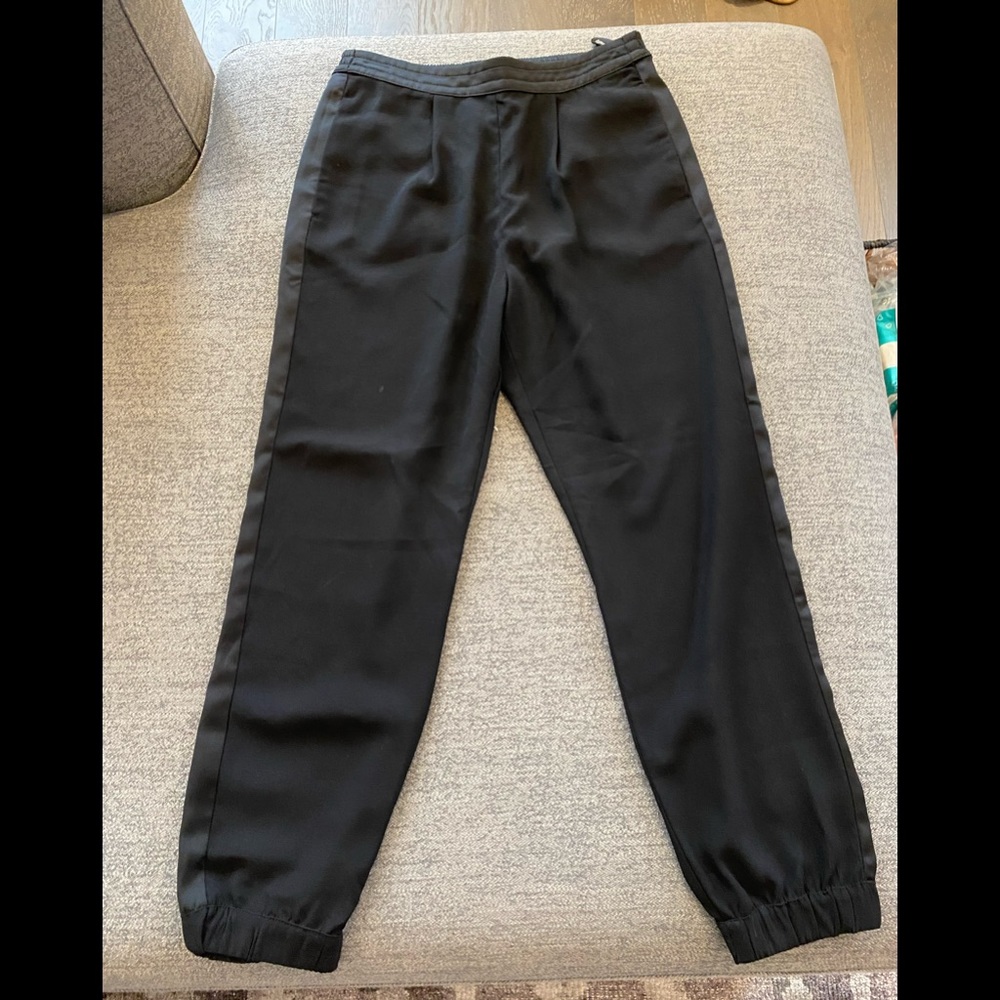 Black dress jogger pants